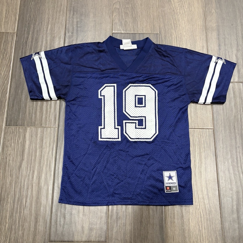 NFL Dallas Cowboys Amari Cooper 19 Jersey Youth Medium Blue Mesh Football 7022Y